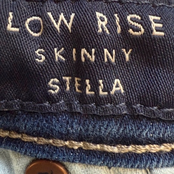 LUCKY🍀BRAND Stella Skinny Jeans Women’s Size 12 Dark Wash Stretch Denim - Picture 5 of 13